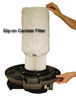 slip-on canister filter